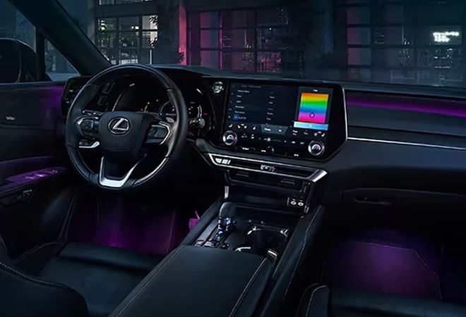 Lexus RX 2024 Подсветка салона. Авто Премиум Груп