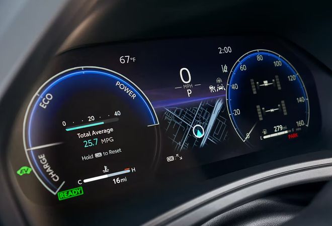 Toyota Grand Highlander 2024 12.3-дюймовая цифровая панель приборов. Авто Премиум Груп