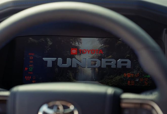 Toyota Tundra 2023 12,3-дюймовая панель приборов. Авто Премиум Груп