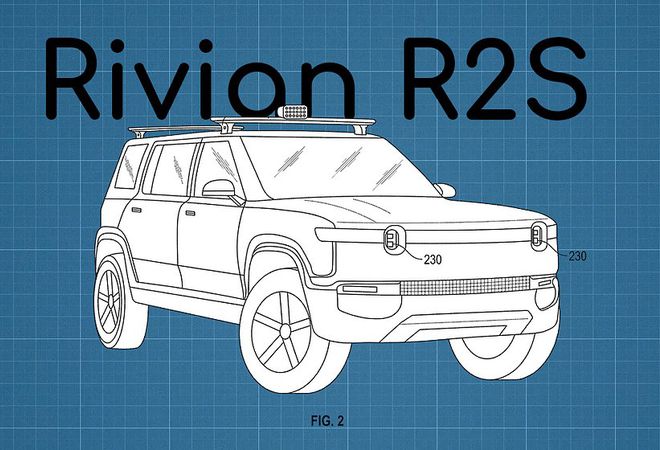 Rivian R2: новые детали из патента