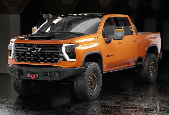 "Оранжевая революция" на бездорожье: Chevrolet Silverado HD ZR2 Bison в цвете Tangier Orange