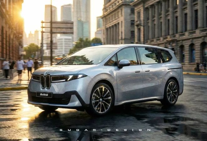 BMW Neue Klasse: футуристичный минивэн глазами художника