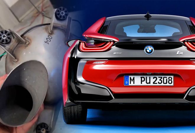 Глушитель BMW i8 оказался акустической системой