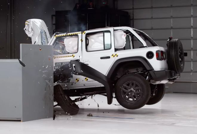 Jeep Wrangler 2026 успешно прошел краш-тесты