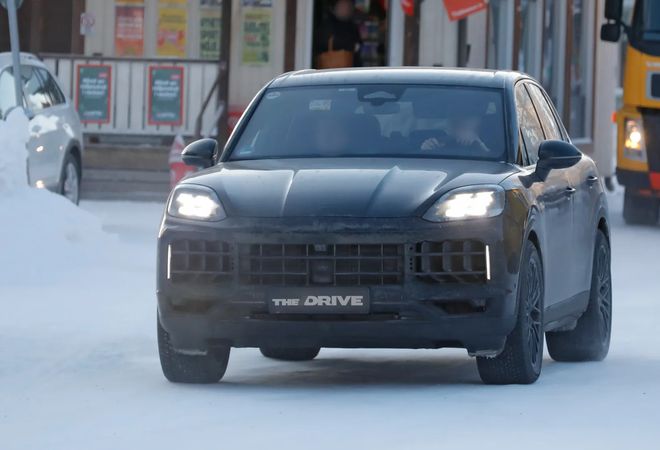 Шпионские фотографии бензинового Porsche Cayenne: приготовьтесь!