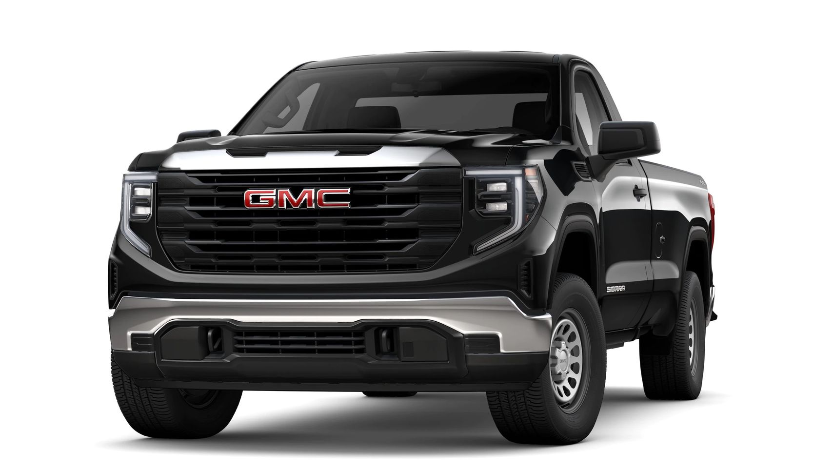 GMC Sierra 1500 Pro 2023 2.7 L4 TurboMax™ AFM Бензин 8 ст. АКПП Задний Одинарная кабина/Длинный кузов 