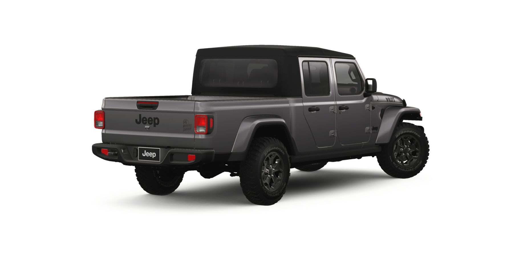 Jeep Gladiator Willys 2023 3.6 V6 VVT Pentastar® Бензин Автоматическая, 8 ст. ZF 8HP50 Полный  