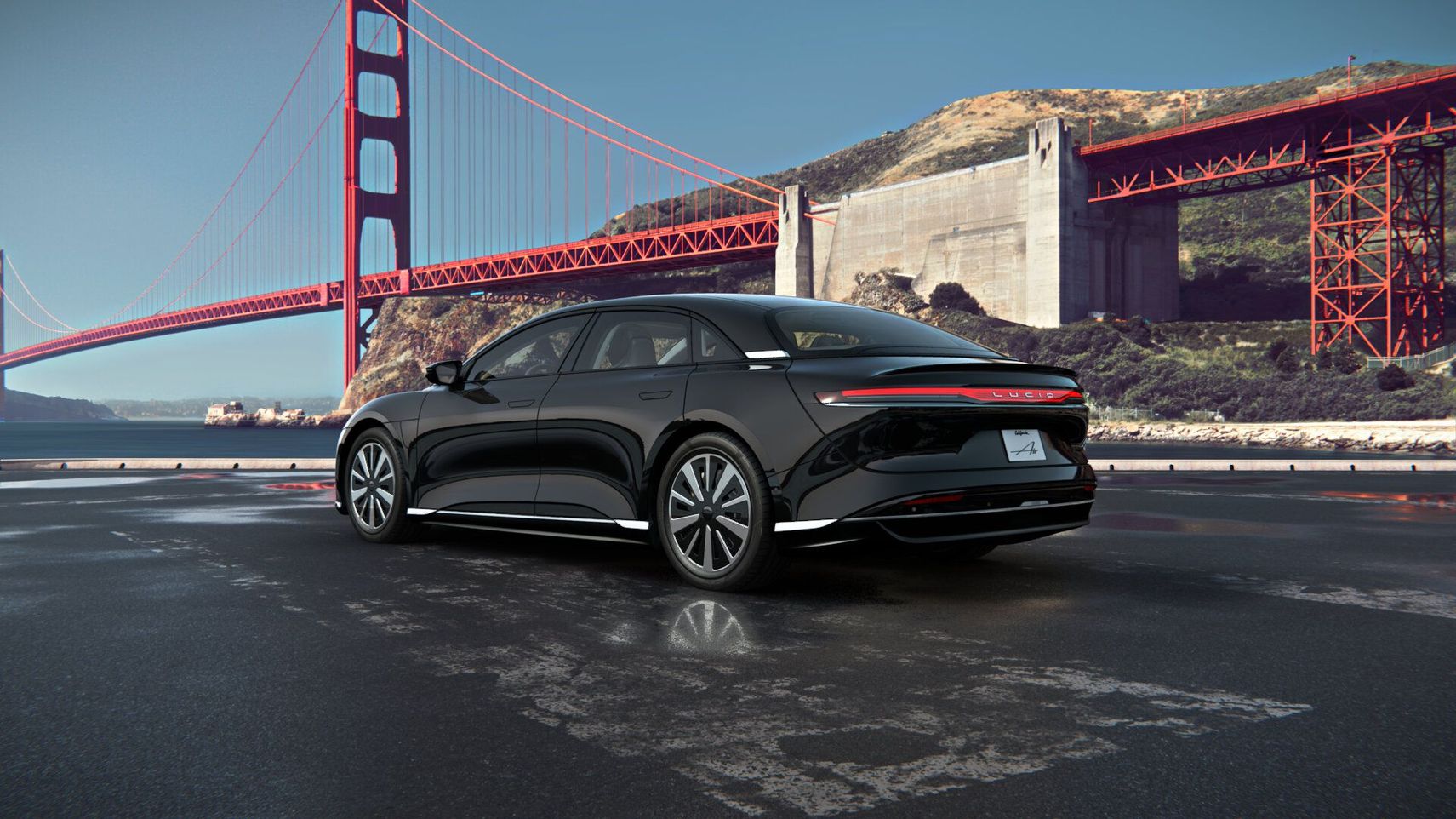 Lucid Air Pure 2023 Два электромотора АКПП Ред. Полный  