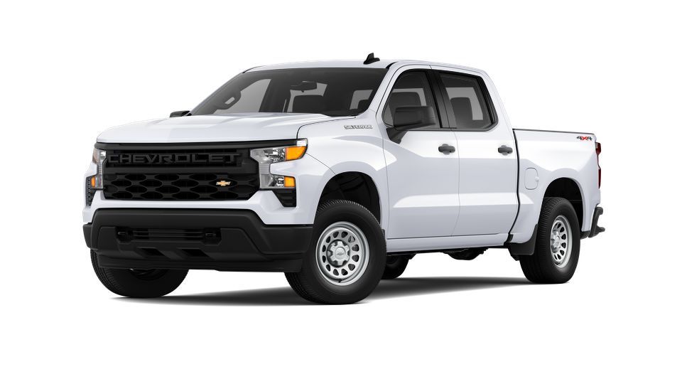 Chevrolet Silverado 1500 WT 2025 2.7 L4 TurboMax™ AFM Бензин 8 ст. АКПП Полный Двойная кабина/Короткий кузов 