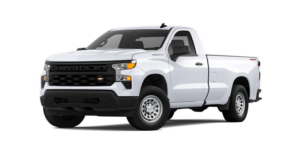 Chevrolet Silverado 1500 WT 2025 2.7 L4 TurboMax™ AFM Бензин 8 ст. АКПП Задний Одинарная кабина/Длинный кузов 