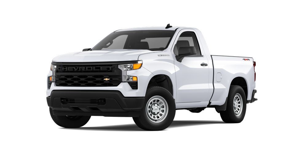 Chevrolet Silverado 1500 WT 2025 2.7 L4 TurboMax™ AFM Бензин 8 ст. АКПП Полный Одинарная кабина/Стандартный кузов 