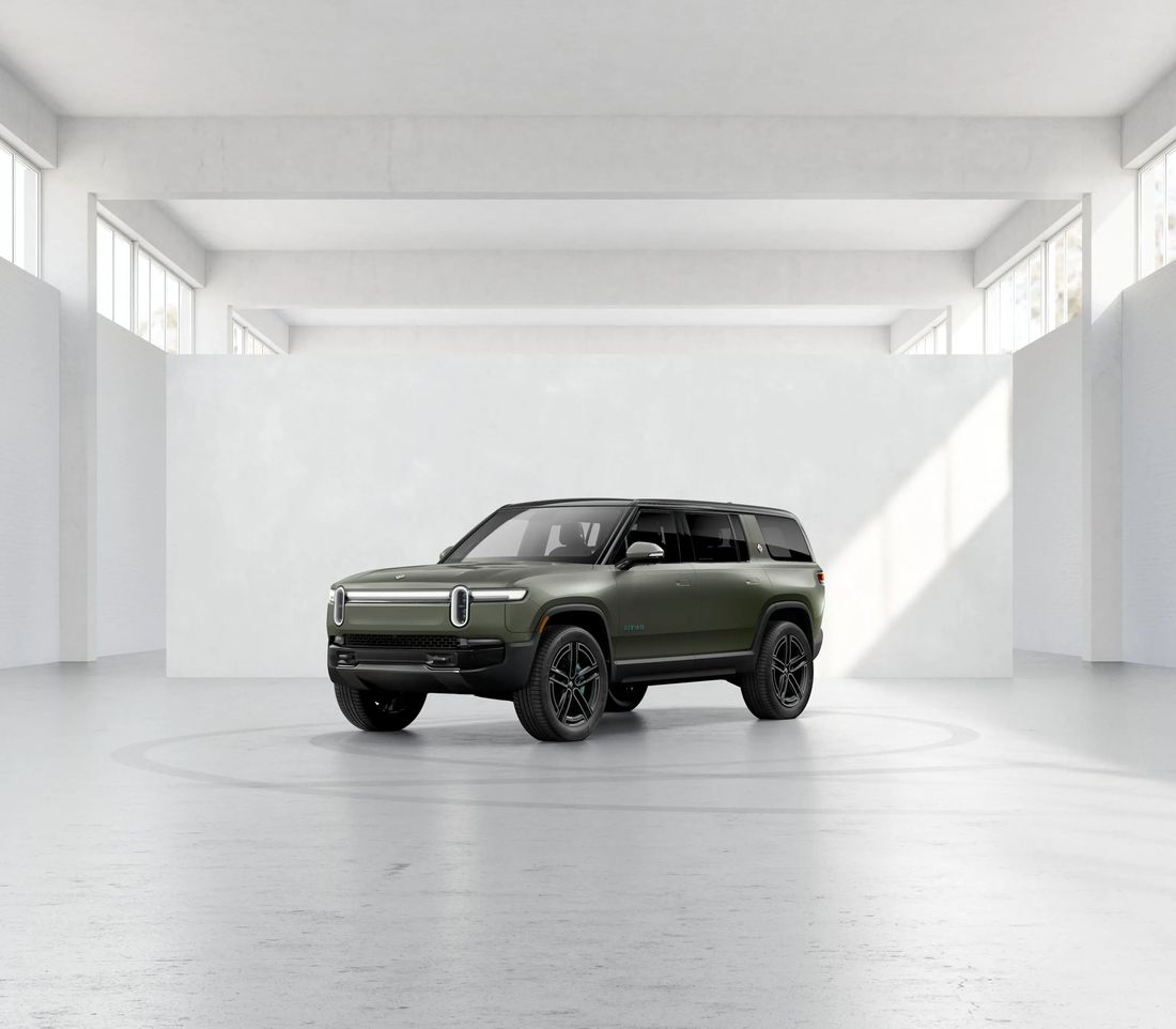 Rivian R1S Quad Launch Edition 2025 Четыре электромотора Rivian Rivian Max Quad АКПП Ред. Полный  