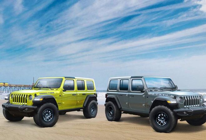 Пляжный Jeep Wrangler