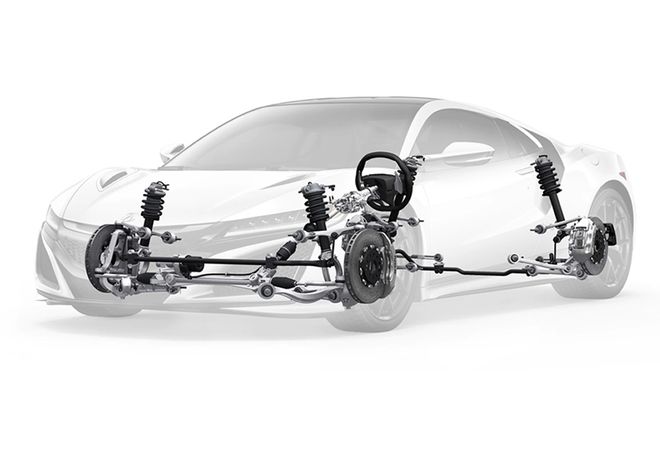 Acura NSX 2022 Магнитореологические амортизаторы третьего поколения. Авто Премиум Груп