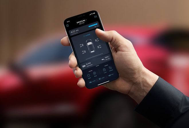 Acura RDX 2022 Приложение для смартфона. Авто Премиум Груп
