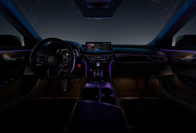 Acura TLX 2024 Тематическая подсветка салона. Авто Премиум Груп