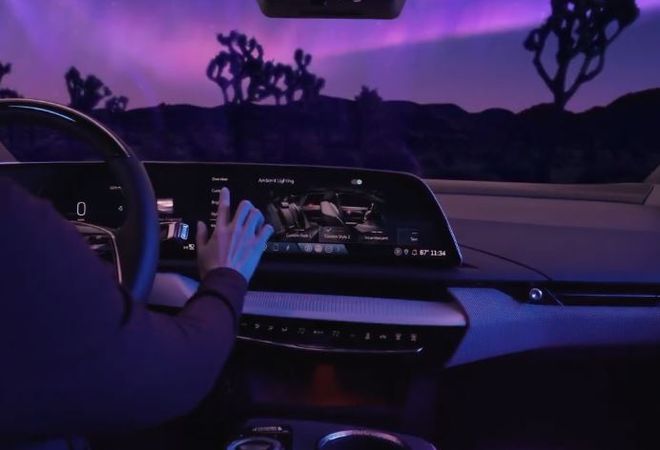 Cadillac Optiq 2026 126-цветовая подсветка салона. Авто Премиум Груп