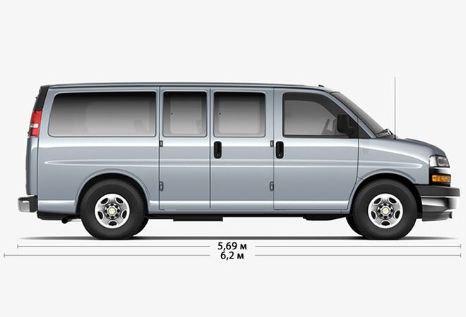 Chevrolet Express Passenger 2025 Расширенная колёсная база. Авто Премиум Груп