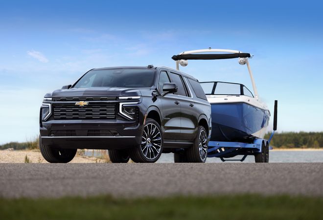 Chevrolet Suburban 2026 Технологии буксировки. Авто Премиум Груп