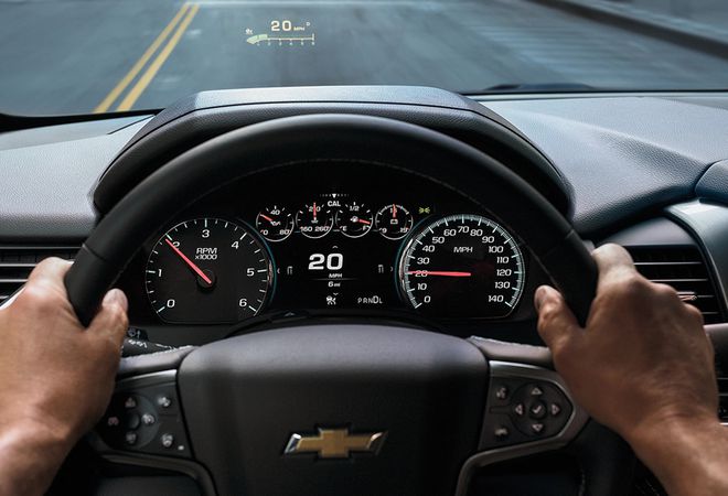 Chevrolet Tahoe 2020 Проекция на лобовое стекло. Авто Премиум Груп
