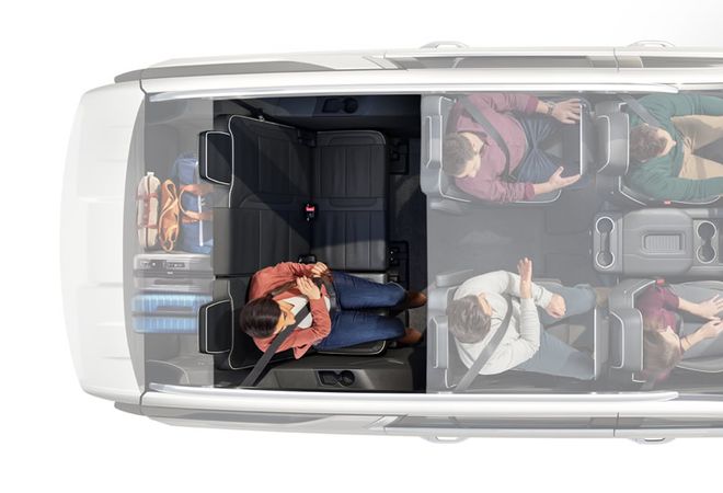 Chevrolet Tahoe 2021 Пространство для ног третьего ряда сидений – 887 мм. Авто Премиум Груп