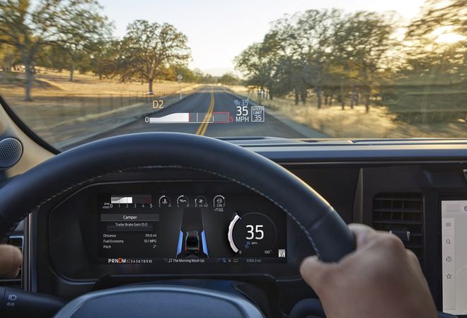Ford F-350 2025 Проекция на лобовое стекло. Авто Премиум Груп