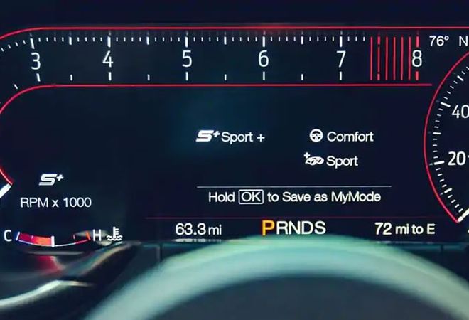 Ford Mustang 2019 MyMode в цифровом кластере на 12 дюймов. Авто Премиум Груп