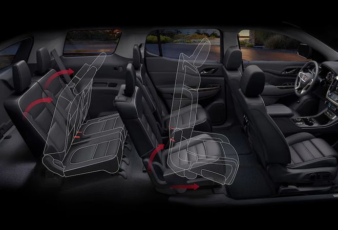 GMC Acadia 2020 Продвинутое управление расположением сидений. Авто Премиум Груп