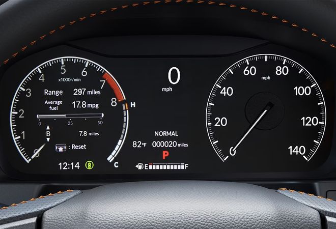 Honda Ridgeline 2026 Цифровая панель приборов. Авто Премиум Груп