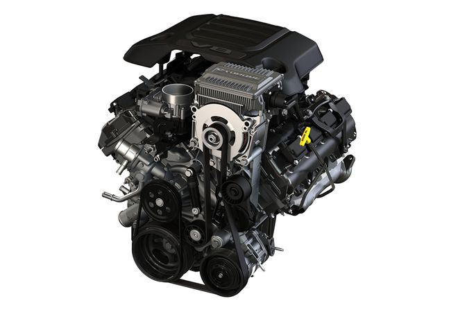 Jeep Wagoneer 2022 5,7-литровый двигатель V8 с системой eTorque следующего поколения. Авто Премиум Груп