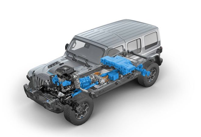 Jeep Wrangler 4xe 2021 Гибридный режим. Авто Премиум Груп