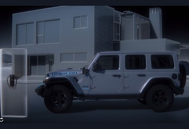 Jeep Wrangler 4xe 2021 Подзарядка. Авто Премиум Груп