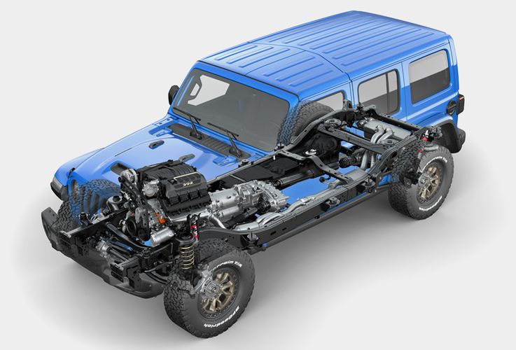 Jeep Wrangler Rubicon 392 2021 Усиленная рама. Авто Премиум Груп