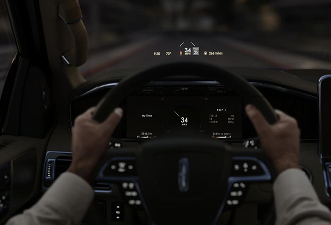 Lincoln Navigator 2021 Проекция на лобовое стекло. Авто Премиум Груп