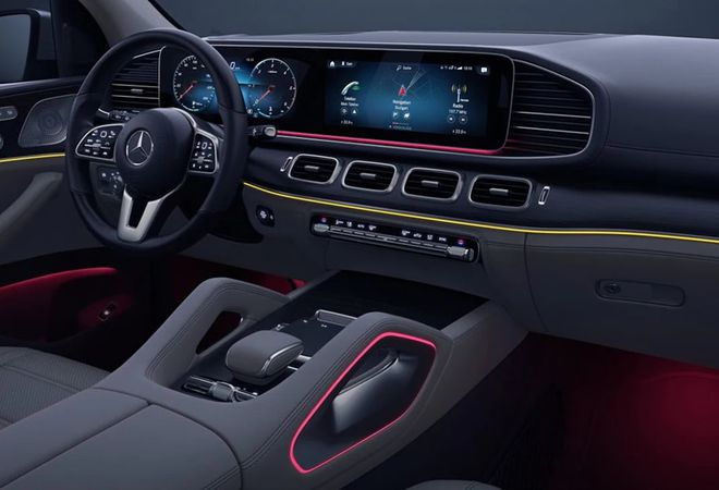 Mercedes-Benz GLS 2023 Внутреннее освещение. Авто Премиум Груп