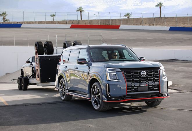 Nissan Armada NISMO 2026 Технологии буксировки. Авто Премиум Груп