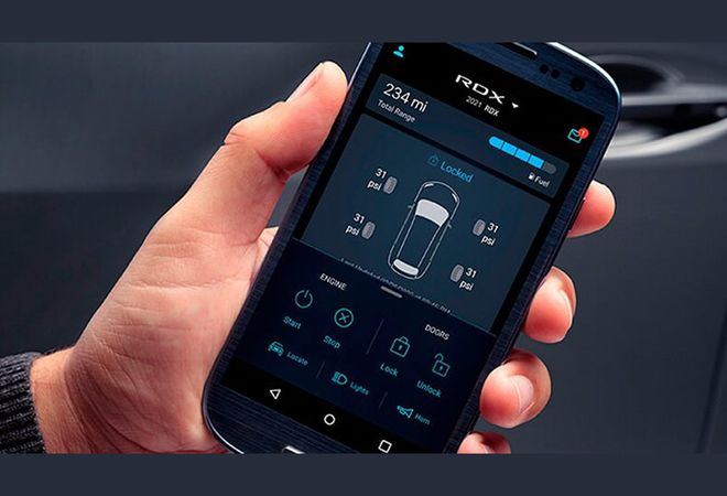 Acura RDX 2021 Приложение для смартфона. Авто Премиум Груп
