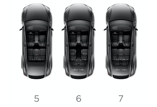 Tesla Model X 2021 Пяти-, семи- или шестиместный салон. Авто Премиум Груп