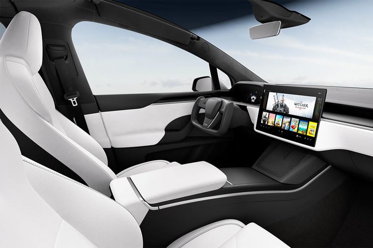 Tesla Model X 2021 Новый салон. Авто Премиум Груп