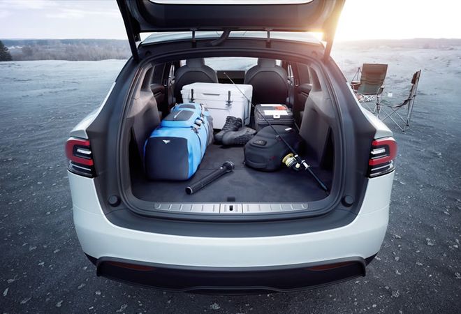 Tesla Model X 2025 Передний и задний багажники 2593 литра. Авто Премиум Груп