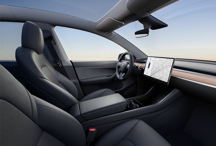 Tesla Model Y 2021 Премиальный интерьер. Авто Премиум Груп
