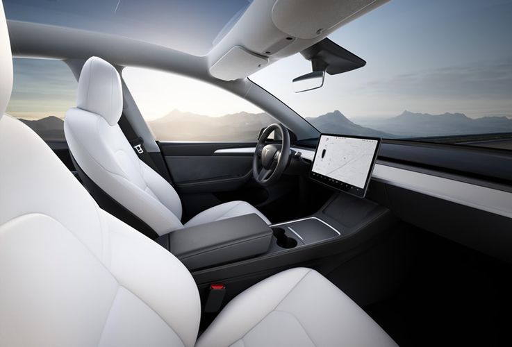 Tesla Model Y 2023 Премиальный интерьер. Авто Премиум Груп