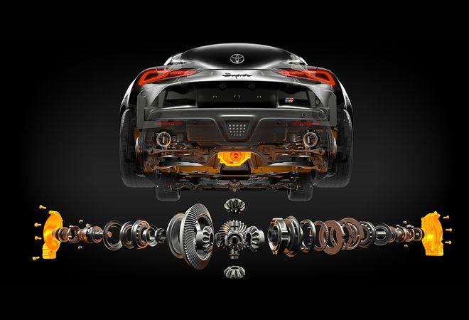 Toyota GR Supra 2026 Задний электронный дифференциал. Авто Премиум Груп