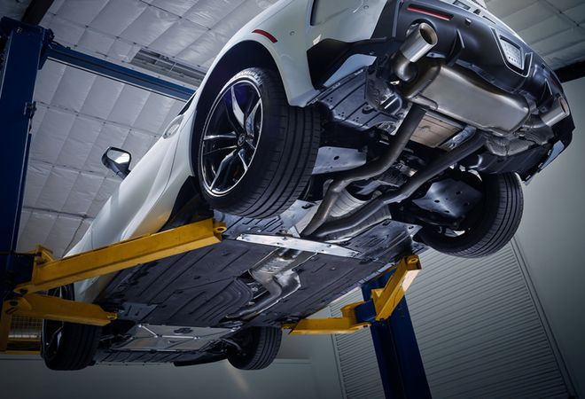 Toyota GR Supra 2026 Аэродинамика основания кузова. Авто Премиум Груп