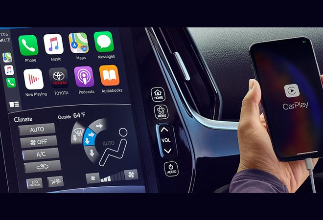 Toyota Prius 2022 11,6-дюймовый медиацентр с поддержкой Apple CarPlay и Android Auto. Авто Премиум Груп