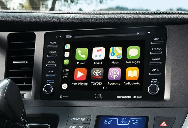 Toyota Sienna 2020 Стандартный 7-дюймовый сенсорный экран. Авто Премиум Груп