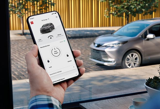 Toyota Sienna 2022 Управление автомобилем через смартфон. Авто Премиум Груп