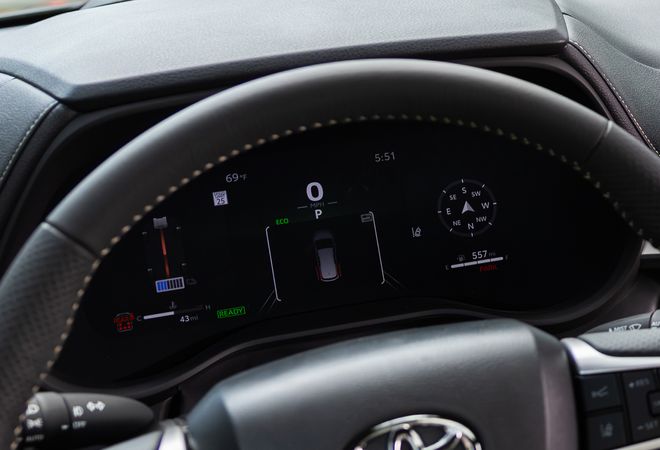 Toyota Sienna 2026 12,3-дюймовая цифровая панель приборов. Авто Премиум Груп