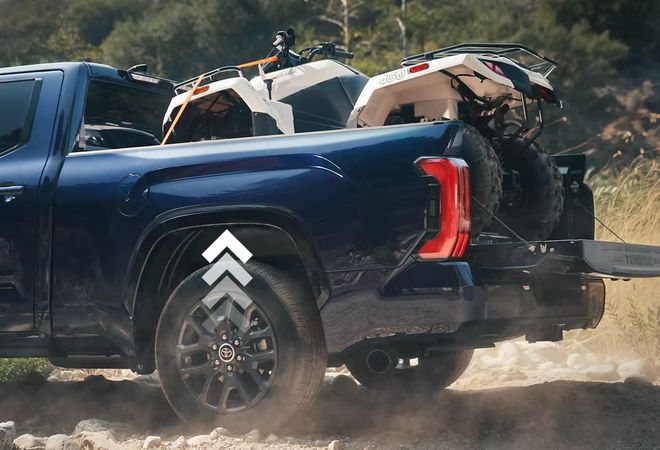 Toyota Tundra 2026 Задняя пневматическая подвеска с регулировкой высоты. Авто Премиум Груп