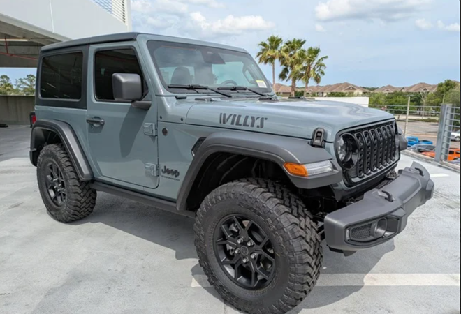 Jeep Wrangler Willys (двухдверная кабина) 2025